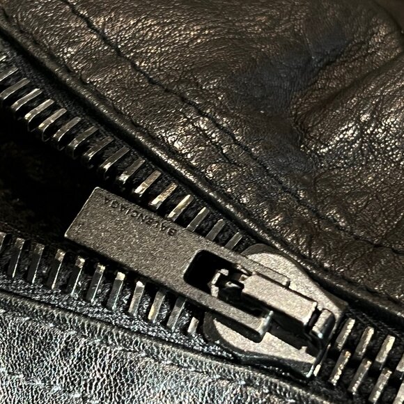 Balenciaga Women’s Classic Leather Biker Jacket - Picture 13 of 13